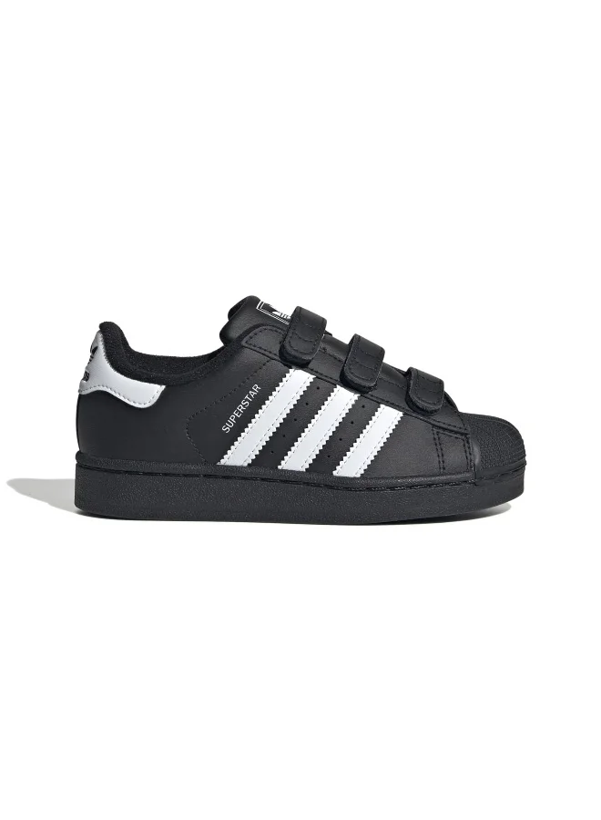 اديداس اوريجينالز adidas SUPERSTAR II CF C Black Originals Kids Shoes