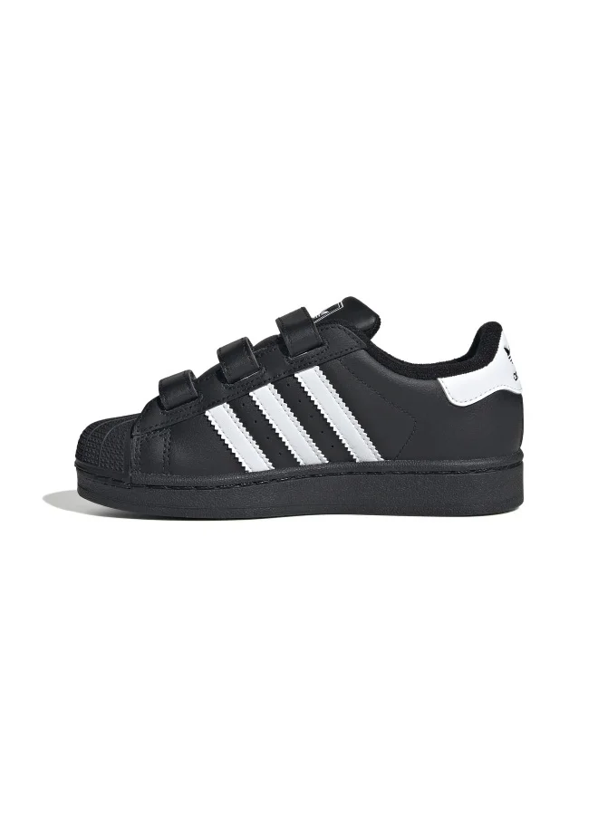 اديداس اوريجينالز adidas SUPERSTAR II CF C Black Originals Kids Shoes