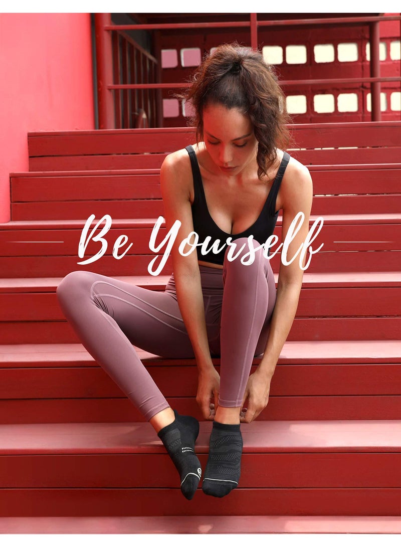 Sweet seven 6-Pack Women's Cushioned Low-Cut Running Socks - Athletic Tab Socks for Comfortable Workouts - Image 4