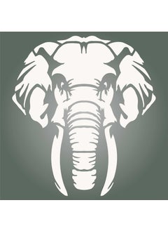 Usnyabni Stencils for Walls: Elephant Head Stencil, 4.5 x 5 inch (S) - African Big Five Animal Wildlife Stencils for Painting Template  - Image 5