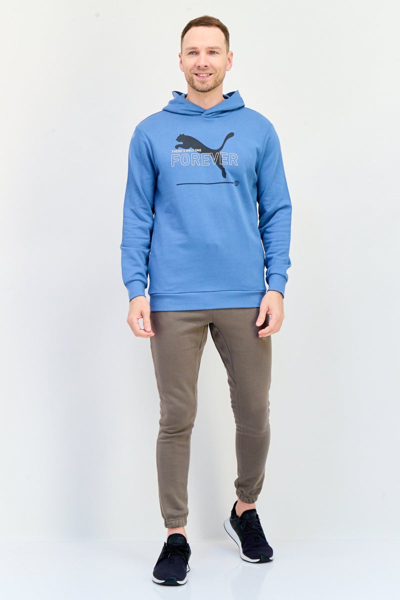 PUMA Men Sportswear Fit Long Sleeve Outdoor Hoodies, Slate  - Image 2