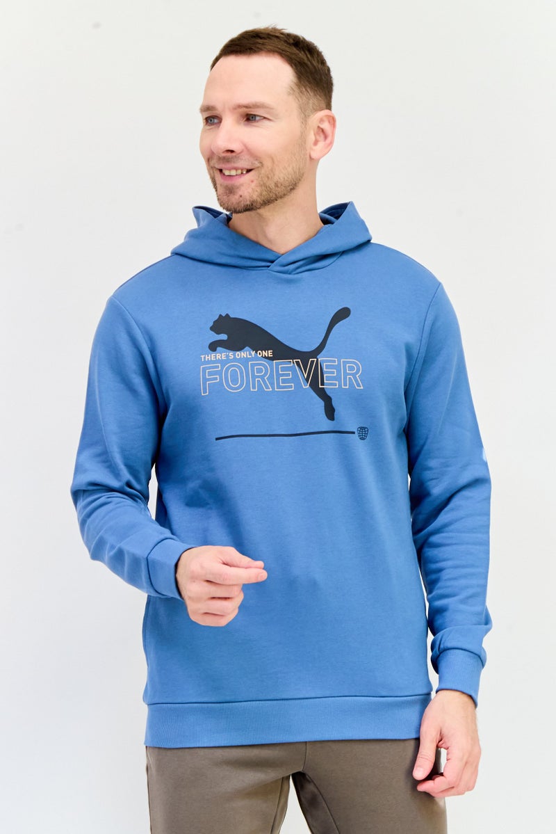 PUMA Men Sportswear Fit Long Sleeve Outdoor Hoodies, Slate  - Image 1