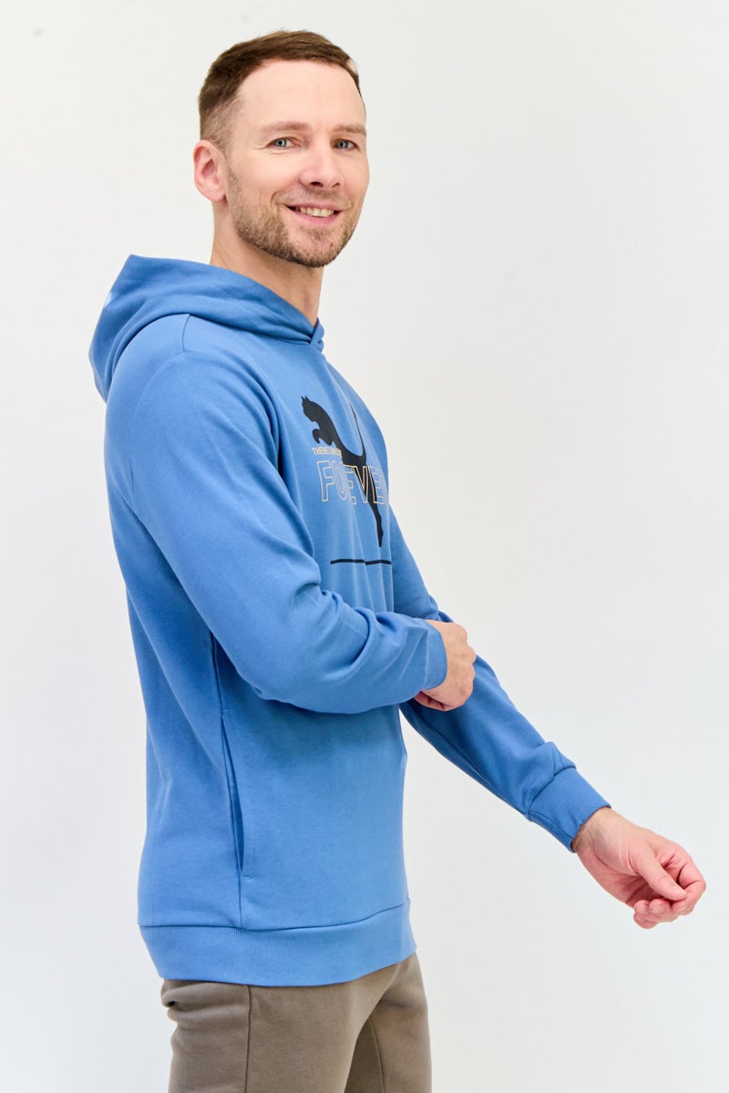 PUMA Men Sportswear Fit Long Sleeve Outdoor Hoodies, Slate  - Image 3