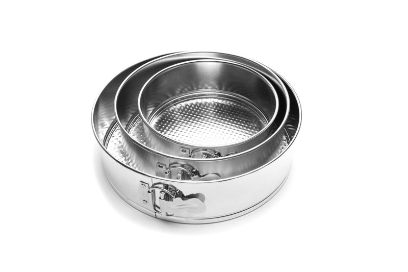 Fox Run Springform Pan Set, Tin-Plated Steel, 3-Piece - Image 1