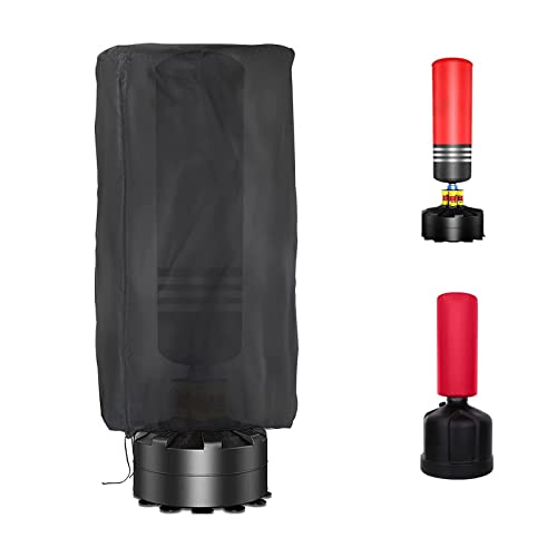 Deevoka Punching Bag Cover Sun Protection Replacement with Drawstring, Dustproof Waterproof Standing Boxing Bag Cover for Trainer, Kickboxing Bag, 33cmx147cm - Image 4