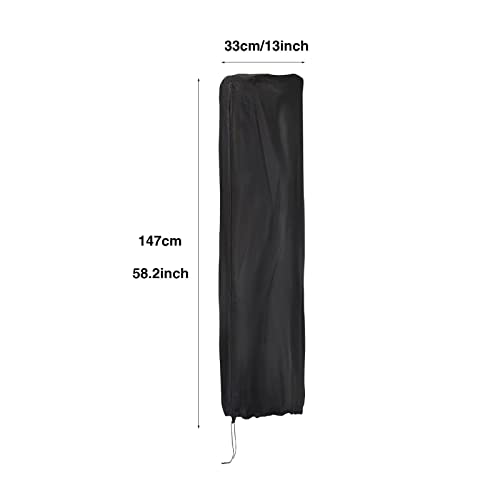 Deevoka Punching Bag Cover Sun Protection Replacement with Drawstring, Dustproof Waterproof Standing Boxing Bag Cover for Trainer, Kickboxing Bag, 33cmx147cm - Image 3