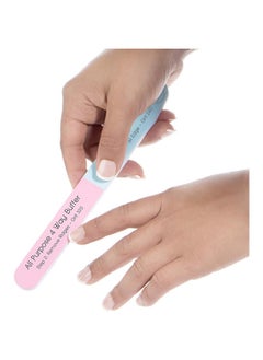 Iridesi Iridesi 4 Way Finger Nail File and Buffer, Emery Boards for Natural Nails, 4 Fingernail Files in 1, Professional Filer Board and Shiners, 7 Inches Long, Salon Supplies Buffers Shine Kit, 12 Pack  - Image 5