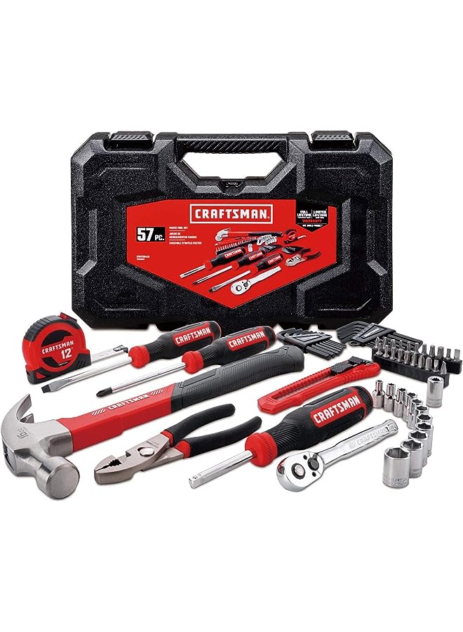 CRAFTSMAN Home Tool Kit/Mechanics Tools Kit, 57-Piece (Cmmt99446) - Image 1