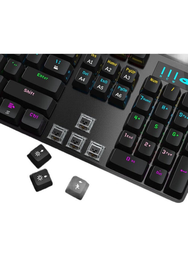 Magegee Mechanical Storm Gaming Set, Mechanical Keyboard And Mouse Combo, Backlit Gaming Keyboard And Mouse Set For Desktop And Laptop, Black With Mixed Backlight, Black Switch - Image 1