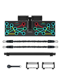 Multifunctional Push-up Board 14-in-1 Professional Exercise Equipment With Pilates Bar Resistance Band And Push-ups For Whole Body Muscle Training And Body Shaping Suitable For Home Office And Gym