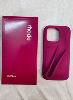 rhode 16 pro Max Silicone Lip Holder for Cell Phone,(case only) Lip Gloss Adhesive Sleeve for Phone, Lip Holder Stick-on Phone Case, Back Stick On Holder for iPhone 16 pro Max  - Image 3