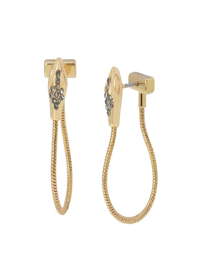 AllSaints Women's Snake Chain Earrings - Image 1