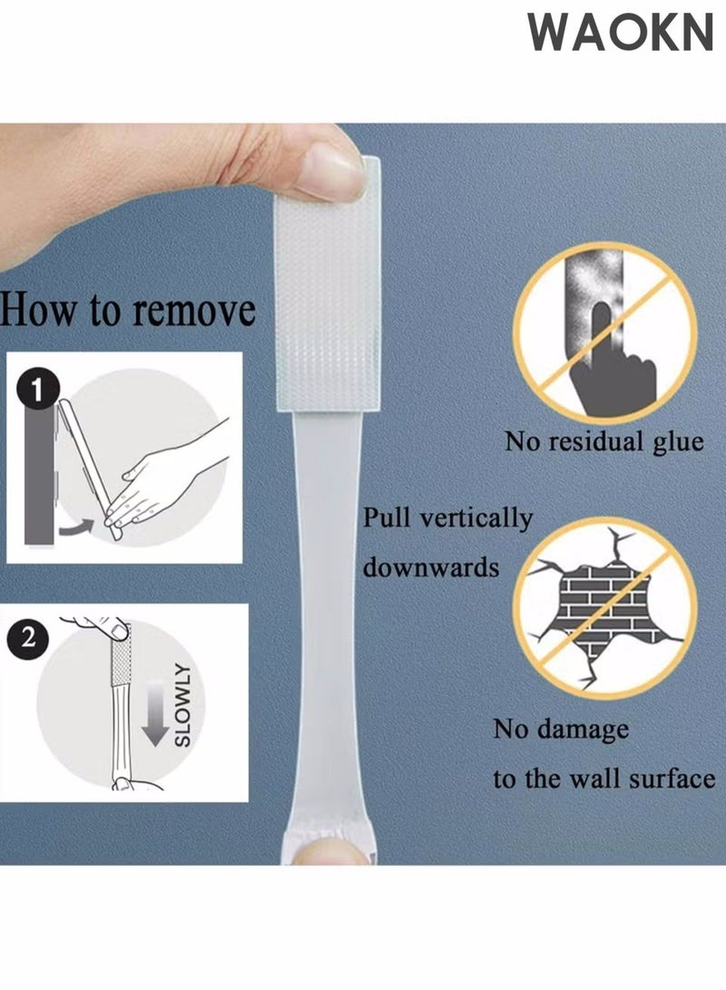 WAOKN Large Picture Hanging Strips Heavy Duty,24 Pairs(48 Strips) Sticky Picture Hangers for Walls,Hanging Pictures Without Nail,Damage Free No Nails Refill Adhesive Poster Strips for Frame Mounting Strips - Image 3