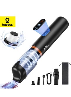 Baseus Cordless Handheld Vacuum Cleaner with 130W Brushless Motor, 16000Pa Strong Suction Power, Super Lightweight & USB Rechargeable, 7500mAh High Power Automotive Mini Car Vacuum Cleaner, Wireless Air Duster for Home, Car, Office, Compact & Efficient, Portable & Powerful Cleaning Solution for All Surfaces  - Image 1