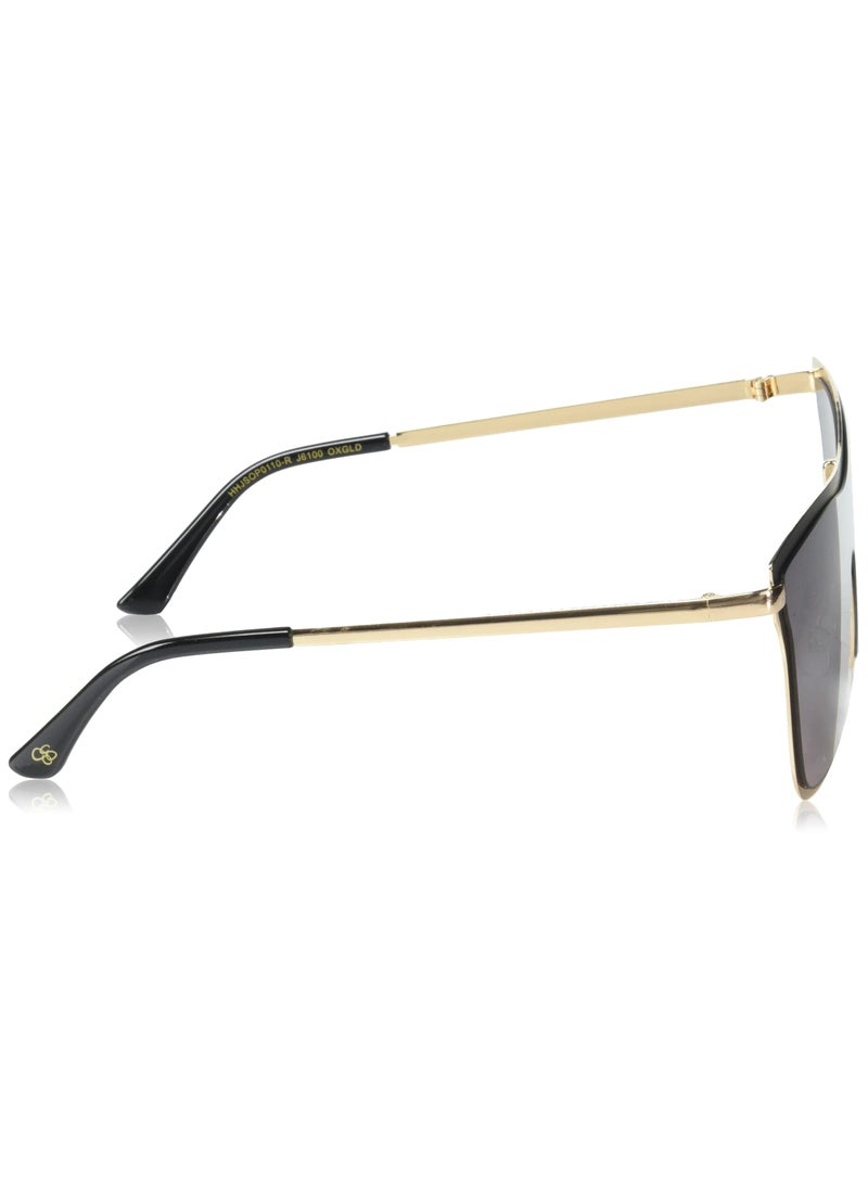 Jessica Simpson Jessica Simpson Women's J6100 Chic Square Metal Shield Sunglasses with UV400 Protection - Glamorous Sunglasses for Women, 132mm  - Image 3