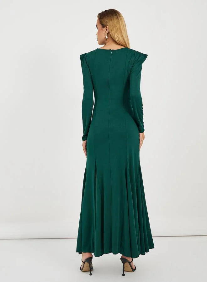 Styli Emerald Maxi Dress