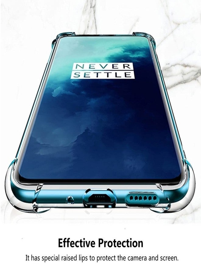 iCoverCase for OnePlus 7T Pro Case Clear, Corner Shockproof Protective Phone Case Soft TPU Slim Thin Case for OnePlus 7T Pro - Clear - Image 4