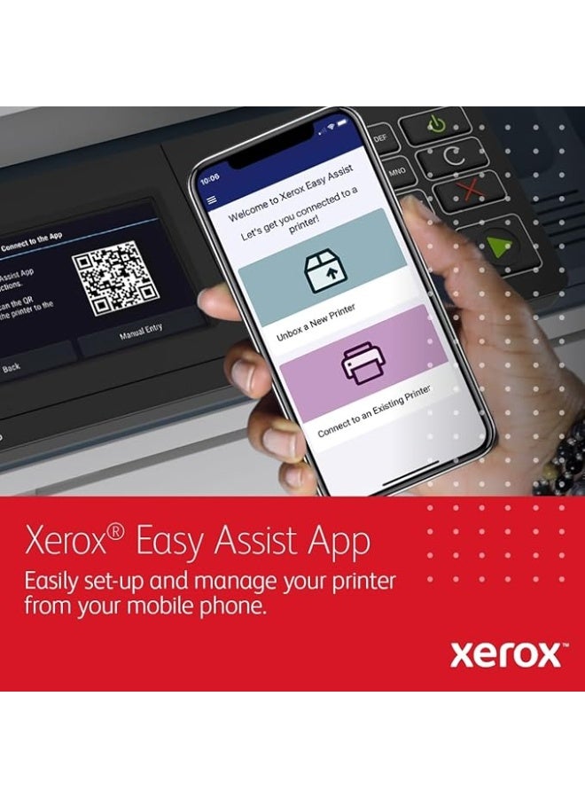 Xerox C235 A4 22ppm Colour Wireless Laser Multifunction Printer with Duplex 2-Sided Printing - Copy/Print/Scan/Fax – Colour Touchscreen - Image 3