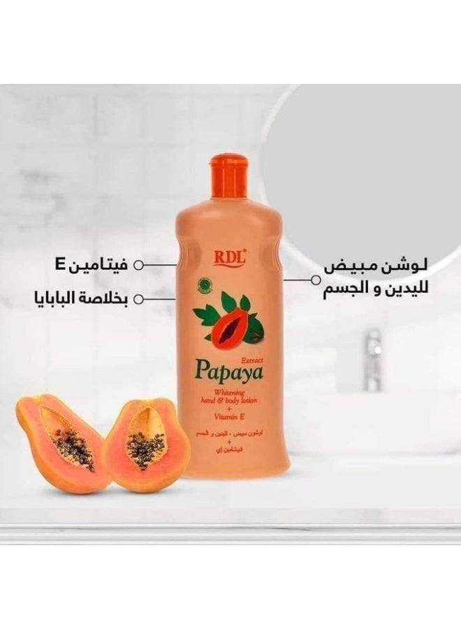RDL Papaya Extract Hand and Body Lotion – 200ml - Image 3