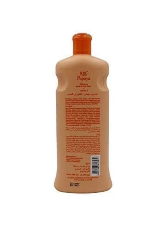 RDL Papaya Extract Hand and Body Lotion – 200ml - Image 2