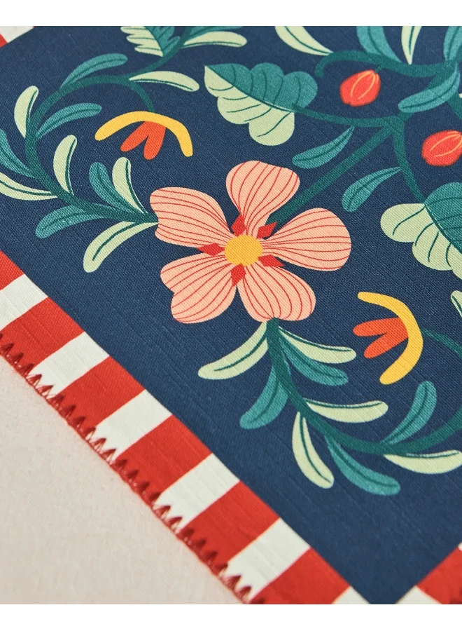 Chumbak Apple Orchards Table Runner, 13"x72" | Kashmir Trails
