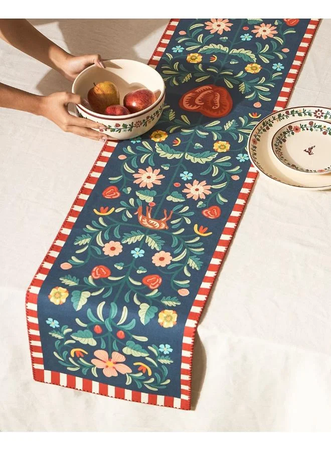تشامباك Apple Orchards Table Runner, 13"x72" | Kashmir Trails