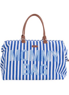 CHILDHOME Mommy Bag Big Stripes Electric Blue/Light Blue  - Image 2