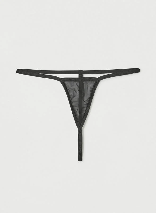 Splash FAV Butterfly Detail Halter Neck Babydoll with Thongs