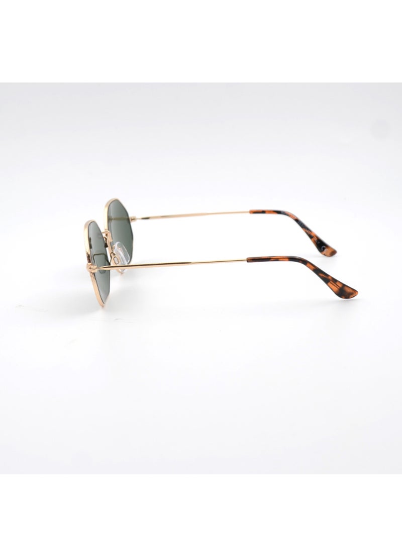 MADEYES نظارات شمسية للرجال بحماية من الأشعة فوق البنفسجية EE24M091-3 - ذهبية/ديمي - Image 3