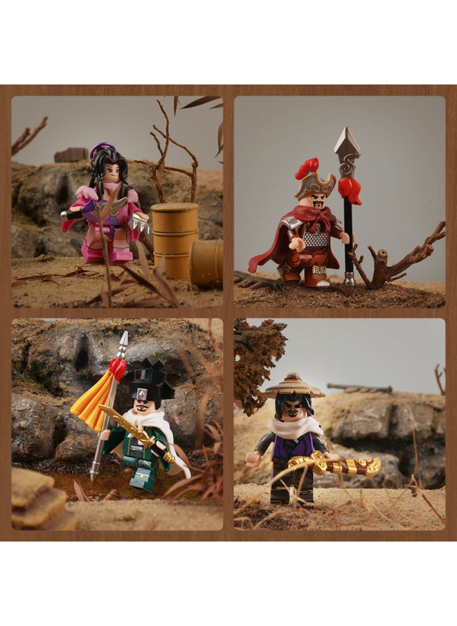 Generic - Dicu 10801 Water Margin Xiaoxiao Building Blocks Man Luzhishen Song Jiang Shi Jinlin Children's Educational Assembled Toys-Color:10809 Li Yi - Image 1