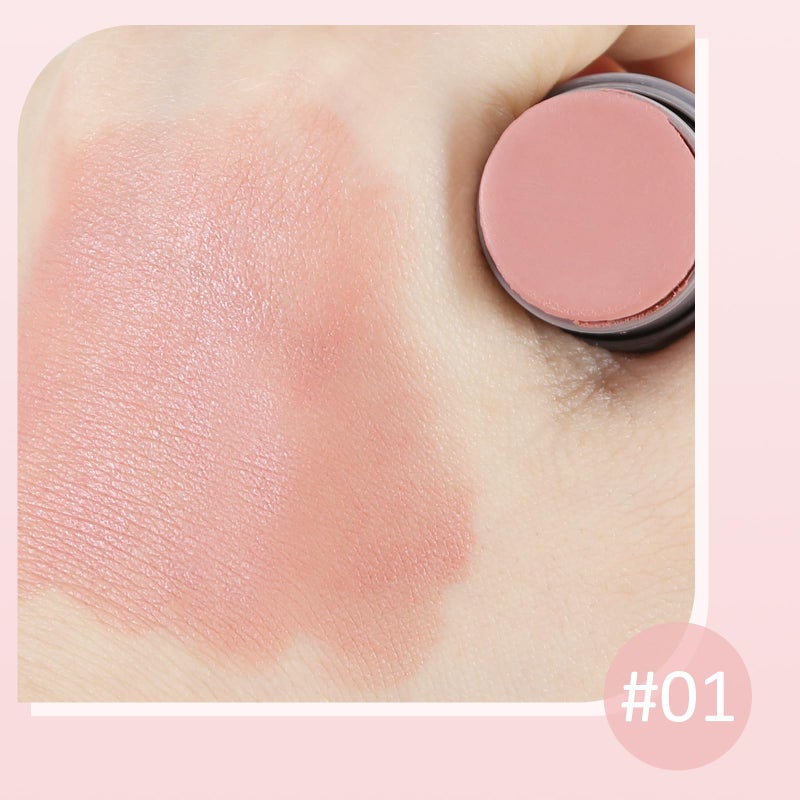 Boobeen Double-Head Cream Blush Stick - Lightweight Long-Lasting Color Natural Makeup Stick for Cheek, Lip and Eye - Dewy Finish for All Skin Tones - Image 3