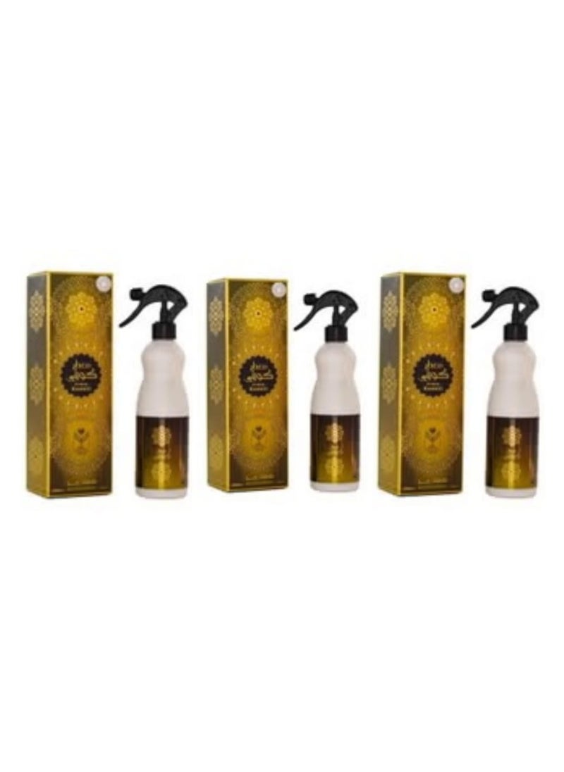 AL MAS Kuwaiti Home Freshener 480 ml 3 Pieces 