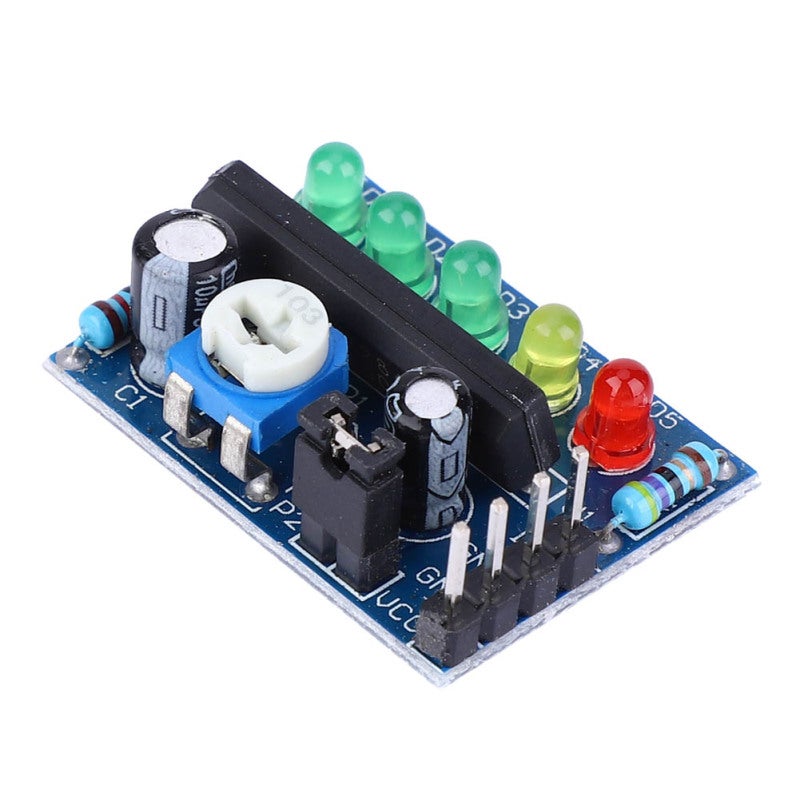 Level Indicator Module: 29 * 21mm Adjustable Level - Jumper-Controlled AC DC Signals Compact Level Indicator for Electronic Circuit Testing - Image 2