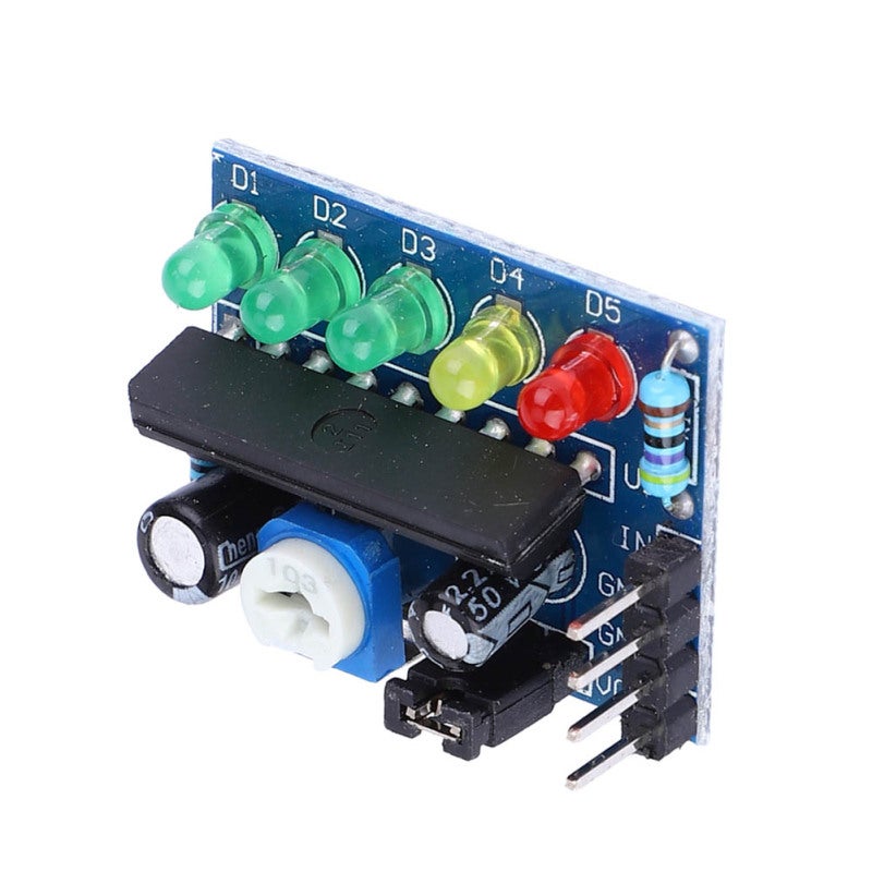 Level Indicator Module: 29 * 21mm Adjustable Level - Jumper-Controlled AC DC Signals Compact Level Indicator for Electronic Circuit Testing - Image 4