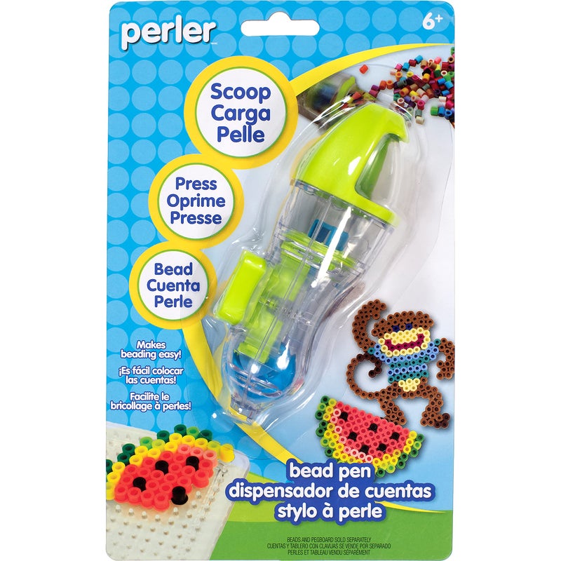 Perler Beads Pen Bead Dispenser Kid's Crafts, 1 pc, Lime Green - Image 1