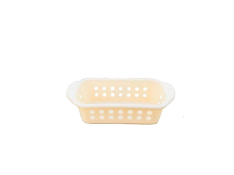 Kuber Industries Kuber Industries PL20 Plastic Rectangular Basket Storage Box Set, Set of 3, Multicolor  - Image 3