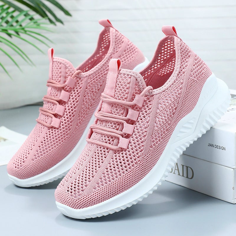 Women's Casual Mesh Low Top Sneakers - Image 1