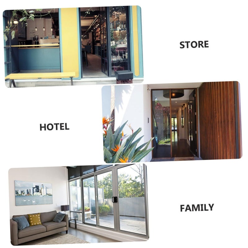 2 Pcs Wood Grain Push Pull Door Signs For Office Easy Identification - Image 5