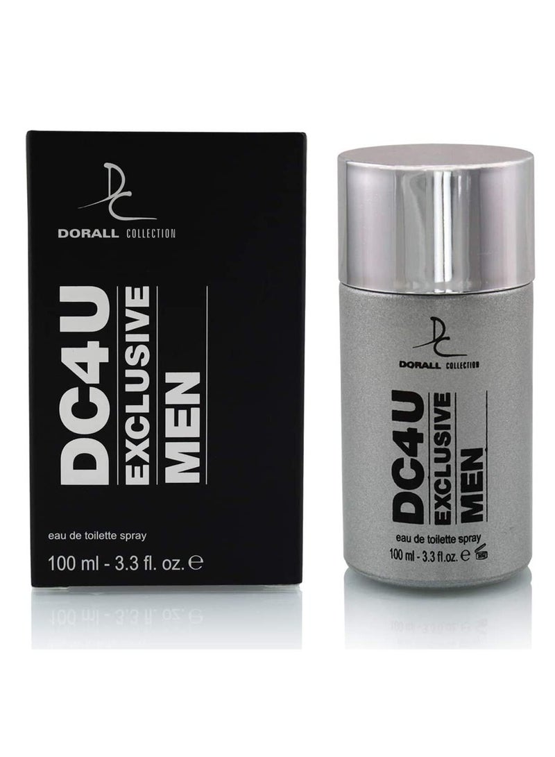 دورال كولكشن عطر او دو تواليت دي سي فور يو اكسكلوسف للرجال، عطر زهري منعش يدوم طويلًا للرجال | عطر للجسم للرجال - 100 مل - Image 3
