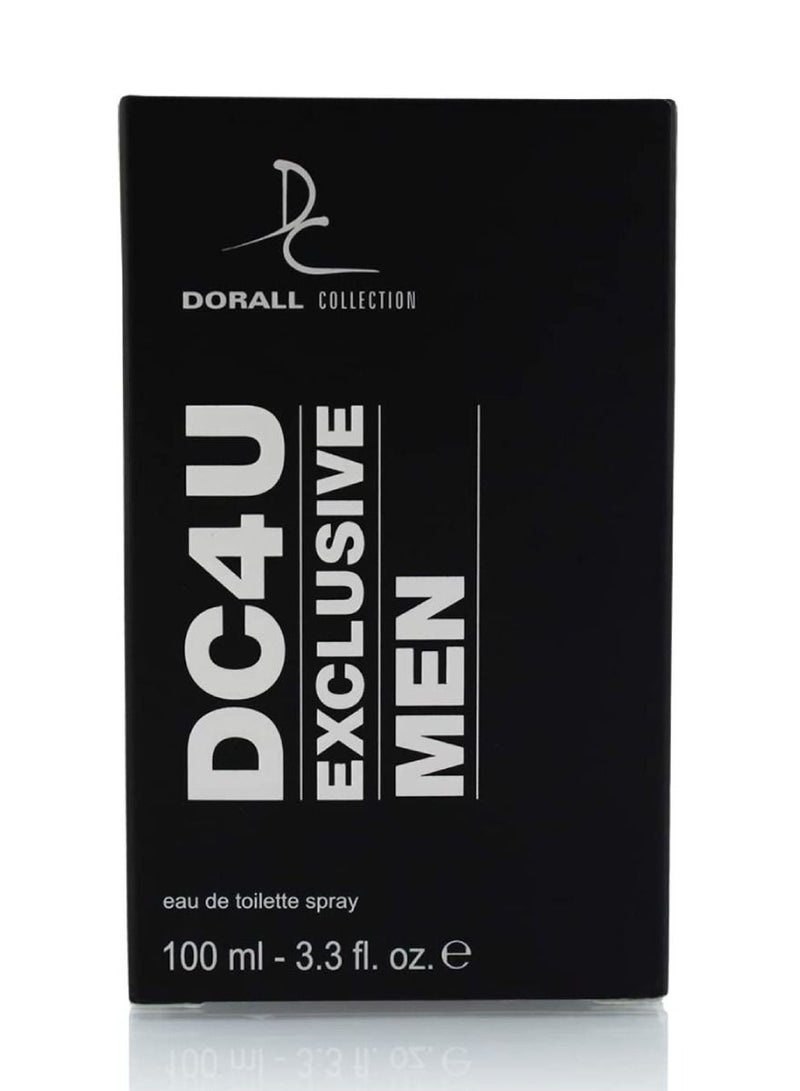 دورال كولكشن عطر او دو تواليت دي سي فور يو اكسكلوسف للرجال، عطر زهري منعش يدوم طويلًا للرجال | عطر للجسم للرجال - 100 مل - Image 2