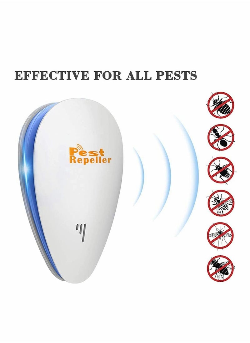 SYOSI - 2Pcs Ultrasonic Pest Repeller, Indoor Electronic Fly Repellent Plug in Control for Cockroaches, Mice,Ants, Mosquitoes,Ultrasonic Rodent 100% Harmless to Pets and Human - Image 1