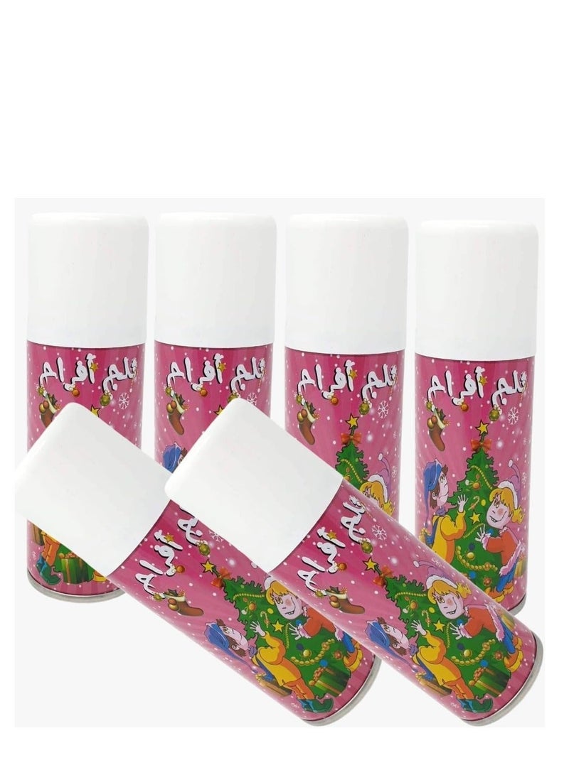 Basmah Snow foam spray for parties, 12 pieces - Image 4