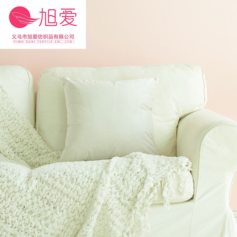 Nordic Solid Color Dutch Velvet Pillow Case Waist Sofa Cushion Car Pillow Case Does Not Contain Core Manufacturers Supply - Image 1
