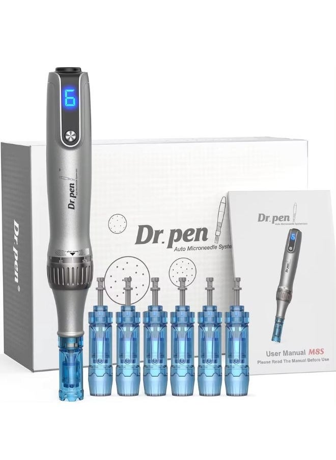 Dr.pen 10 Dr. Pen Derma Needles for Face to Enhance Skin Glow with Dermapen Cartridges M8S, A8S, and A9 in 18 Size, Designed for Skin Renewal, Radiance Boost, and Scar Treatment with Original Cartridges. Dr. Pen Microneedling Pen - Dr. Pen Derma Pen Dr. Pen  - Image 3