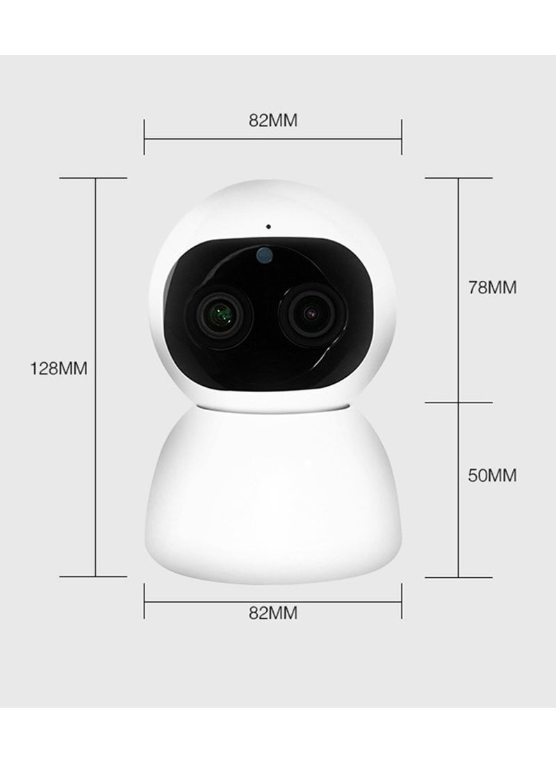 Crony - NIP-28 carecam PRO APP dual camera zoom, high-definition night vision smart home surveillance camera wifi mobile phone remote control - Image 1