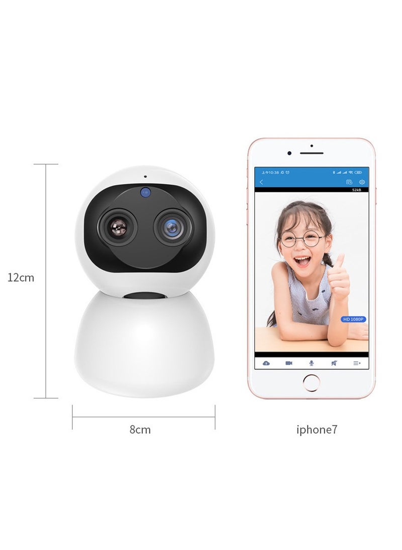 Crony - NIP-28 carecam PRO APP dual camera zoom, high-definition night vision smart home surveillance camera wifi mobile phone remote control - Image 1