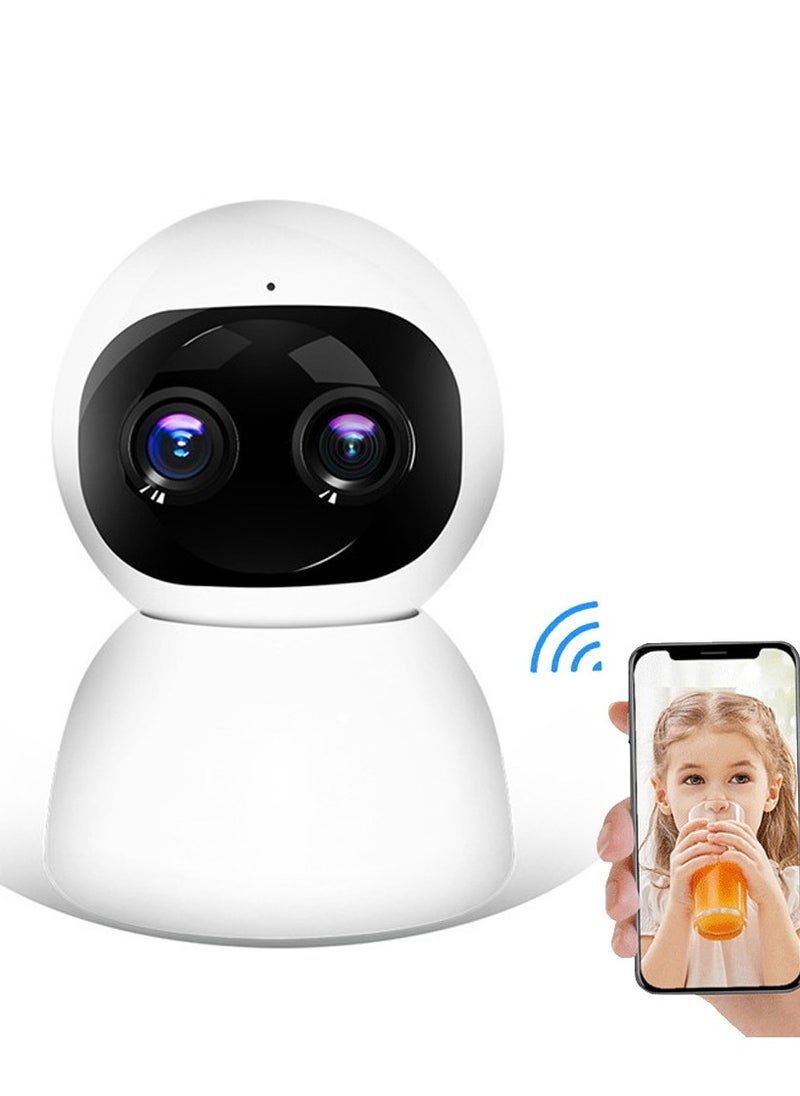 Crony - NIP-28 carecam PRO APP dual camera zoom, high-definition night vision smart home surveillance camera wifi mobile phone remote control - Image 1