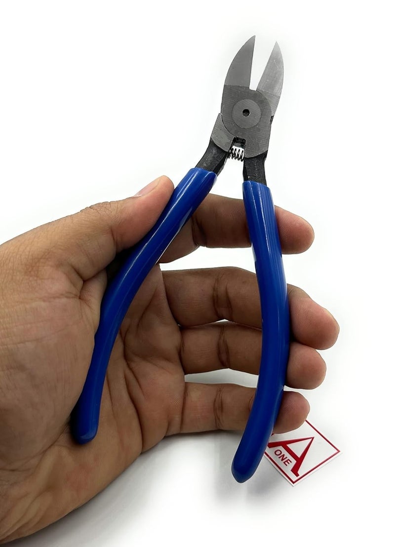 Aone Sprue Cutter 150mm Nipper 6" Pocket Size Multipurpose for Wire & Plastic Cutting, Jewellery Making & Repair, Watchmaking, Beading, Model Making & Hobby Crafts DIY (Colour of Rubber Grip may vary) - Image 4