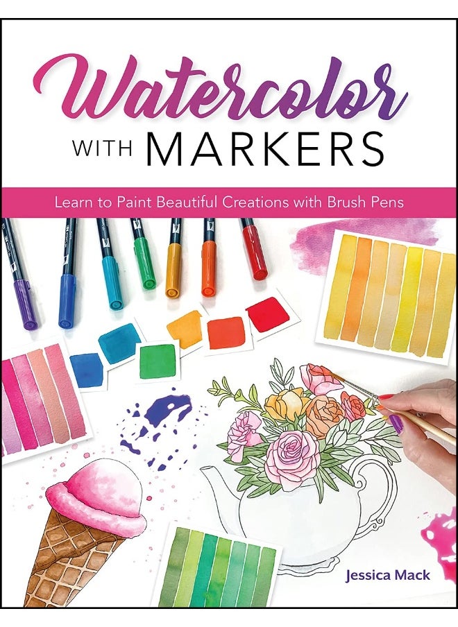 Watercolor with Markers 