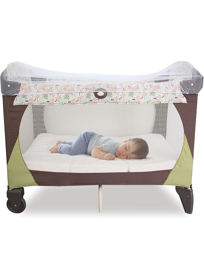 Coldwind Mosquito Net for Stroller(2 Pack), Baby Mosquito Net Bug Net for Car Seat, Bassinets, Cradles, Playard, Pack N Plays and Portable Mini Crib, Baby Insect Netting, White - Image 4